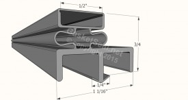 CAD for Gasket Profile 012