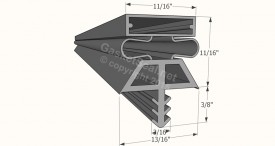 CAD for Gasket Profile 018