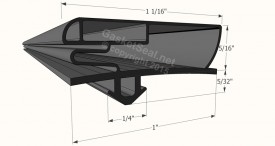 CAD for Gasket Profile 10-057