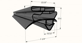 CAD for Gasket Profile 1624