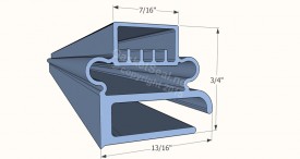 CAD for Gasket Profile 206