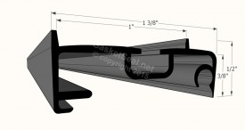 CAD for Gasket Profile CDS Track