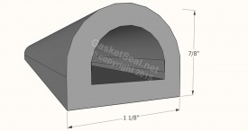 CAD for Gasket Profile D-foam